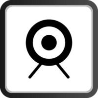 Bullseye Creative Icon Design vector