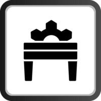 Table Saw Creative Icon Design vector