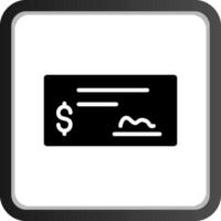 diseño de icono creativo de cheque bancario vector