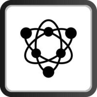 diseño de icono creativo de átomo vector