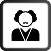 Old Man Creative Icon Design vector