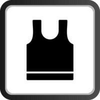 Tank Top Creative Icon Design vector