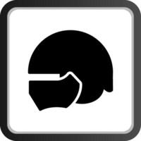 diseño de icono creativo de casco vector