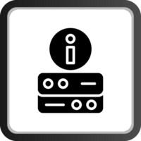 Server Info Creative Icon Design vector