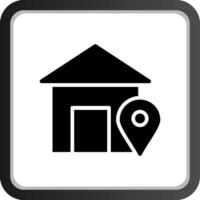 Home Location Creative Icon Design vector