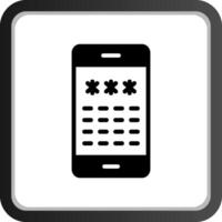 Pin Code Creative Icon Design vector