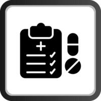 Medical Prescription Creative Icon Design vector