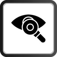 diseño de icono creativo de prueba ocular vector