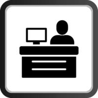 Cashier Creative Icon Design vector