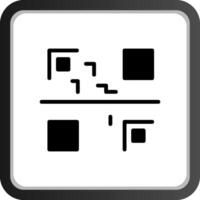 diseño de icono creativo de código qr vector