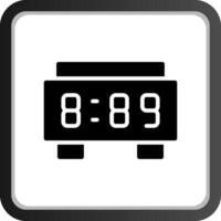 Digital Clock Creative Icon Design vector