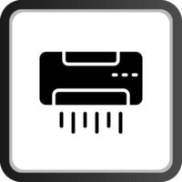 Air Conditioner Creative Icon Design vector