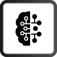 Artificial Intelligence Creative Icon Design vector