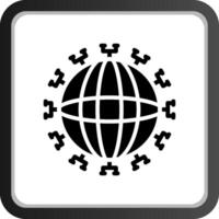 Global Network Creative Icon Design vector