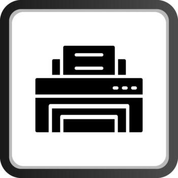 Printer Creative Icon Design vector