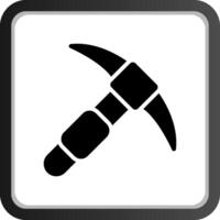 Pickaxe Creative Icon Design vector