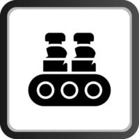 Conveyor Belt Creative Icon Design vector