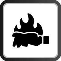 Burn Creative Icon Design vector