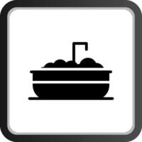 Bathtub Creative Icon Design vector