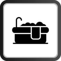 Bathtub Creative Icon Design vector