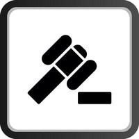 Law Hammer Creative Icon Design vector