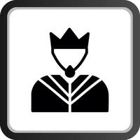 diseño de icono creativo rey vector