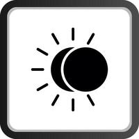 Eclipse Creative Icon Design vector