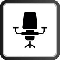 Desk Chair Creative Icon Design vector