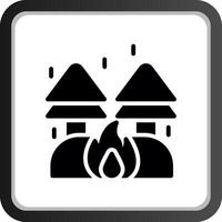 diseño de icono creativo de fuego vector