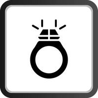 diseño de icono creativo de anillo vector