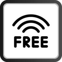 Free Wifi Creative Icon Design vector