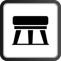 Stool Creative Icon Design vector