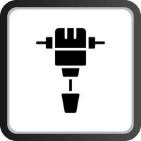 Jackhammer Creative Icon Design vector