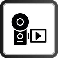 videocámara creativo icono diseño vector