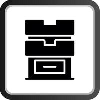 Drawers Creative Icon Design vector