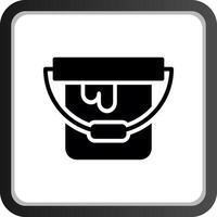 Paint Bucket Creative Icon Design vector