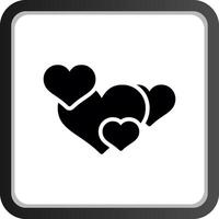 diseño de icono creativo de corazones vector