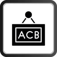 Blackboard Creative Icon Design vector