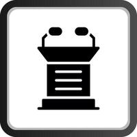 Lectern Creative Icon Design vector