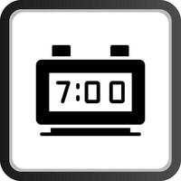 Digital Clock Creative Icon Design vector