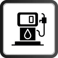 Petrol Station Creative Icon Design vector