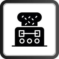 Toaster Creative Icon Design vector