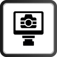 Lcd Camera Creative Icon Design vector