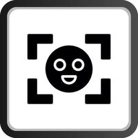 Face Detection Creative Icon Design vector