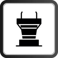 Podium Creative Icon Design vector