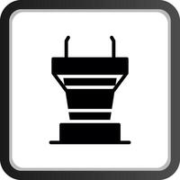 Podium Creative Icon Design vector