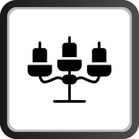 diseño de icono creativo de candelabros vector