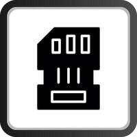 Memory Card Creative Icon Design vector