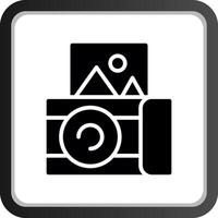 Instant Camera Creative Icon Design vector