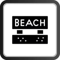 Beach Creative Icon Design vector